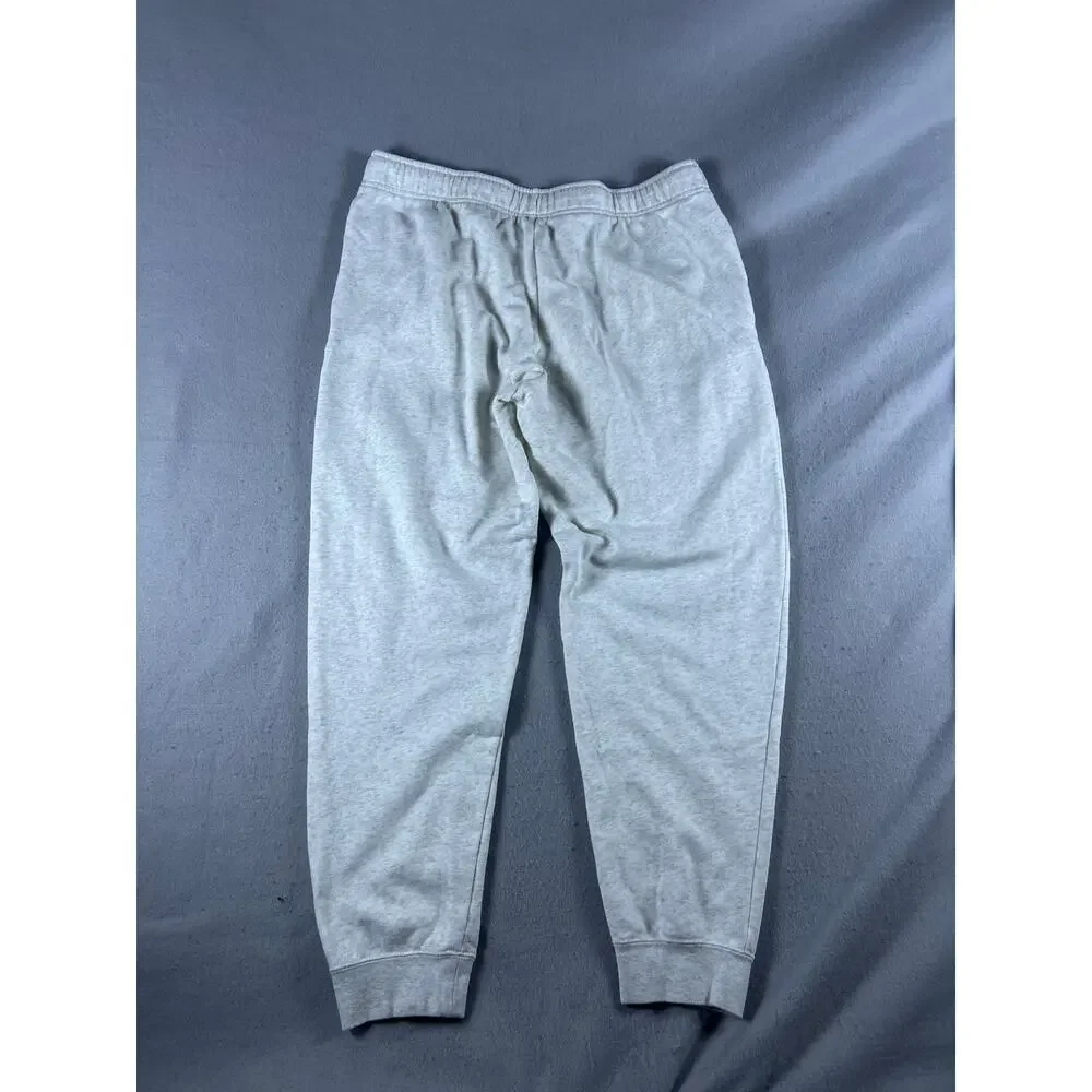 Nike Sweatpants Mens XL Gray Tapered Crest Logo Fleece Cuffed Hem Jogger Pants